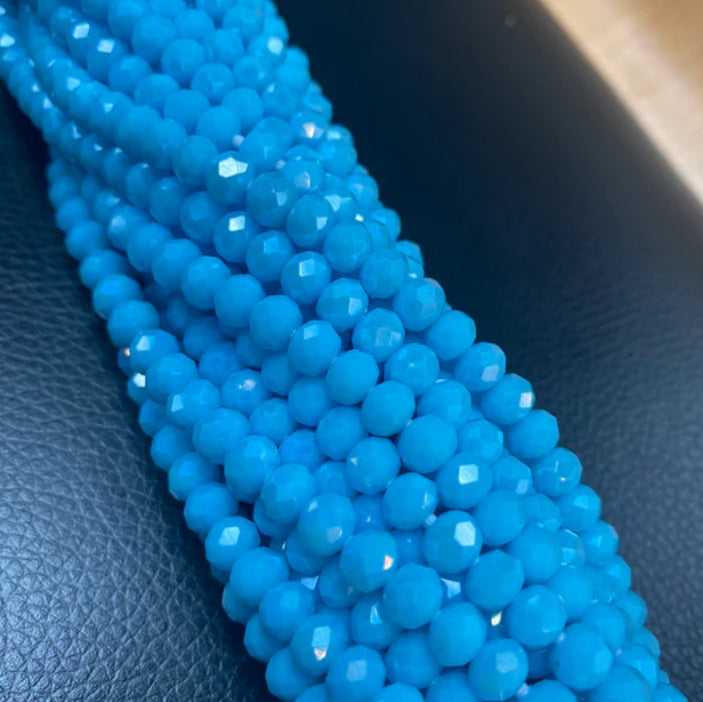 Light Blue Voluminous Waistbeads