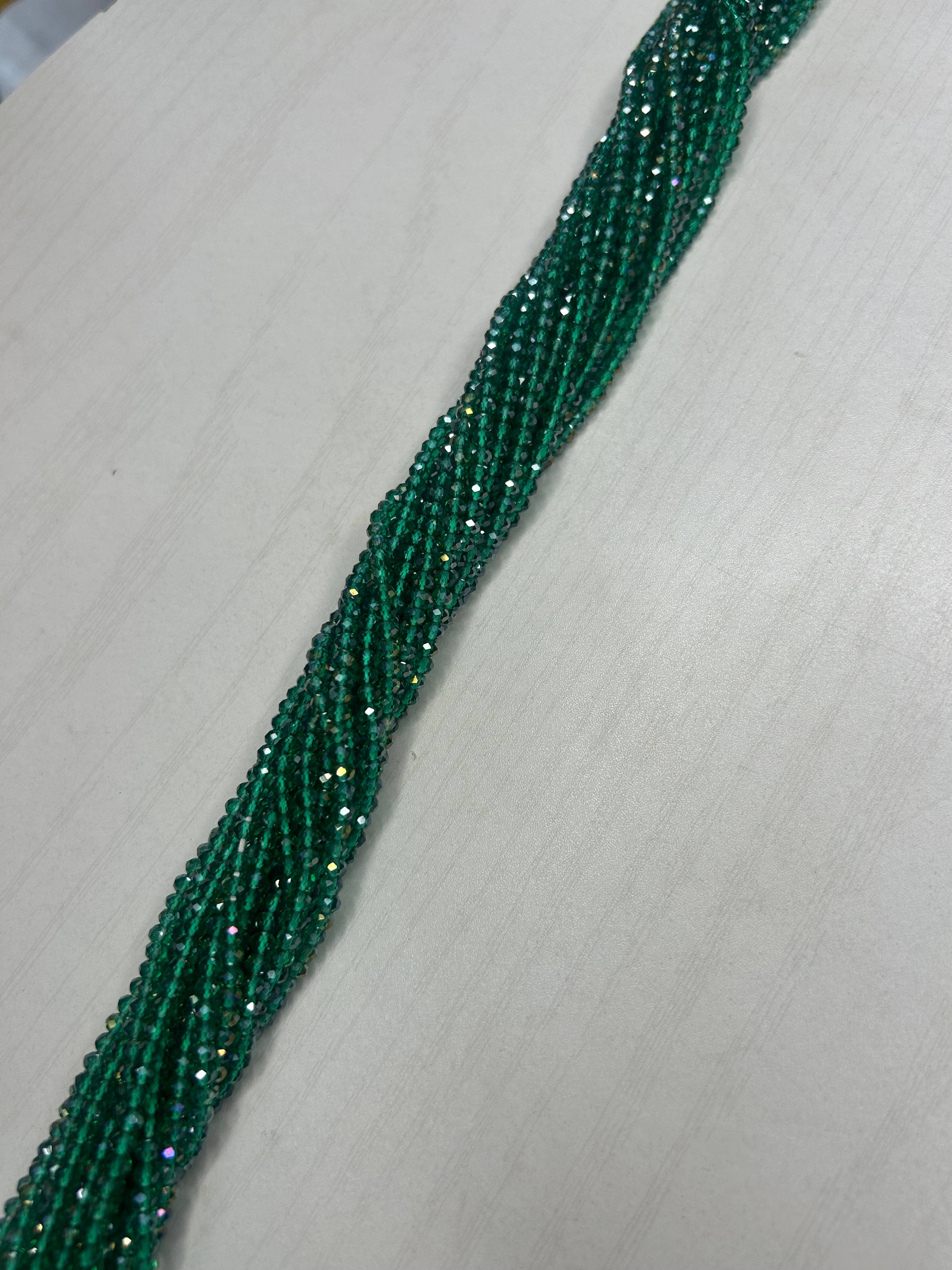 Dark Green Medium Waistbead