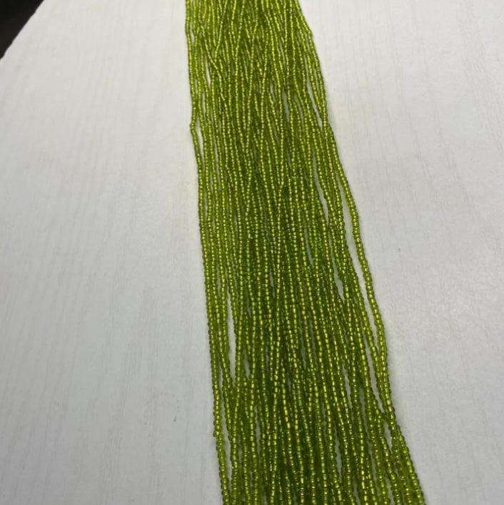 Bright Green Thin Waistbead