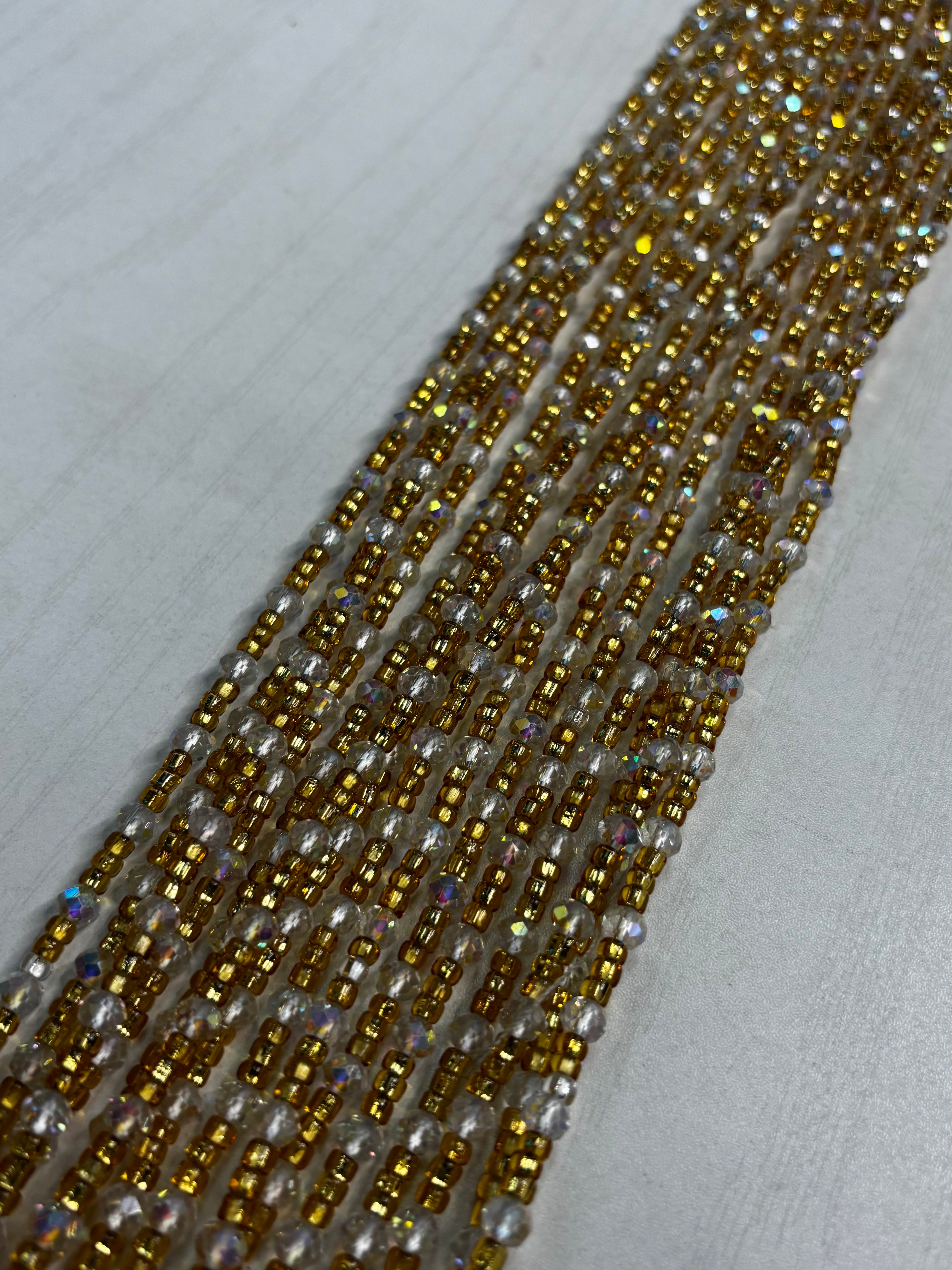 Silver And Gold Mixed Bead