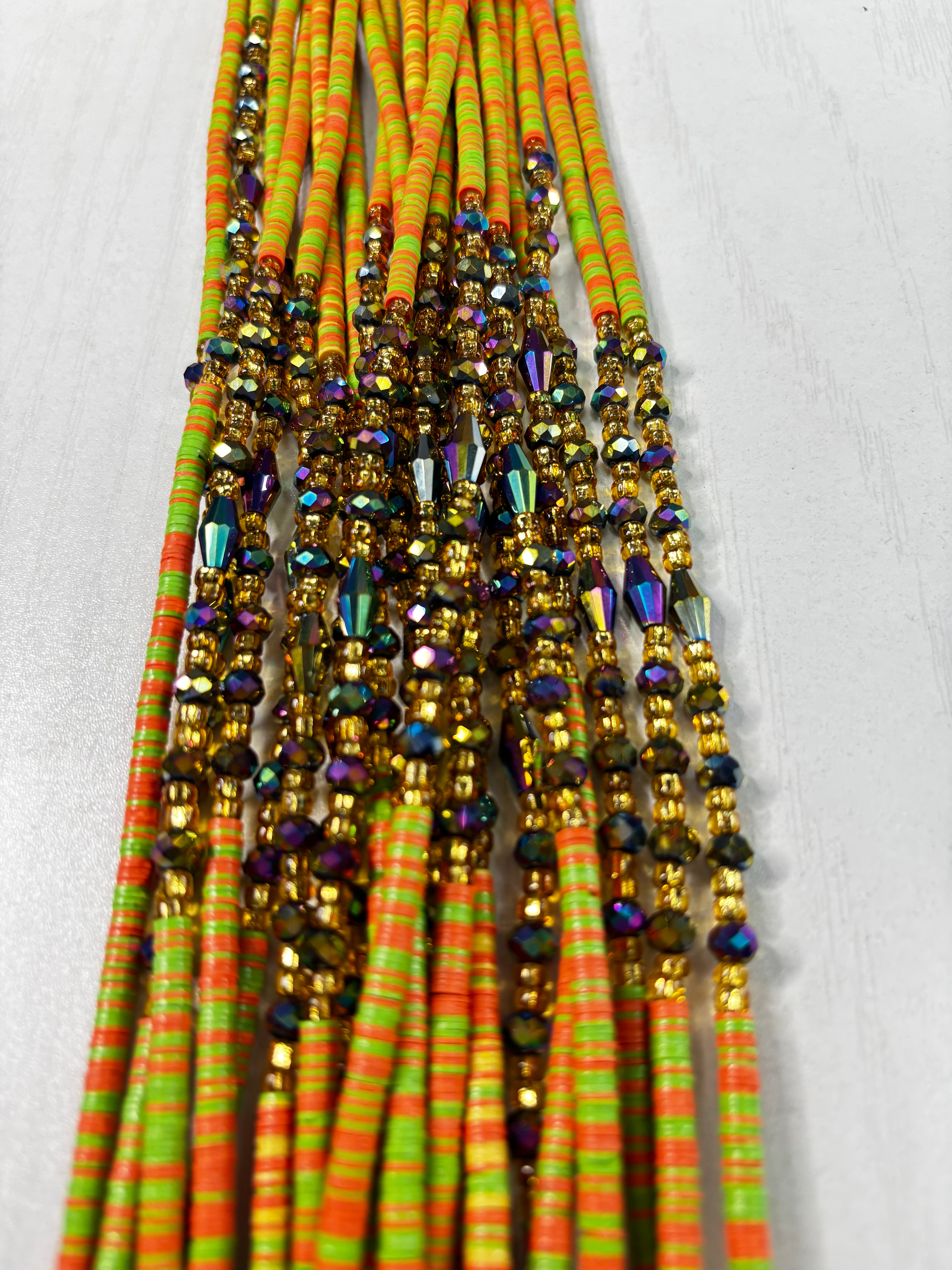 Multi color Multi Bead Waistbead